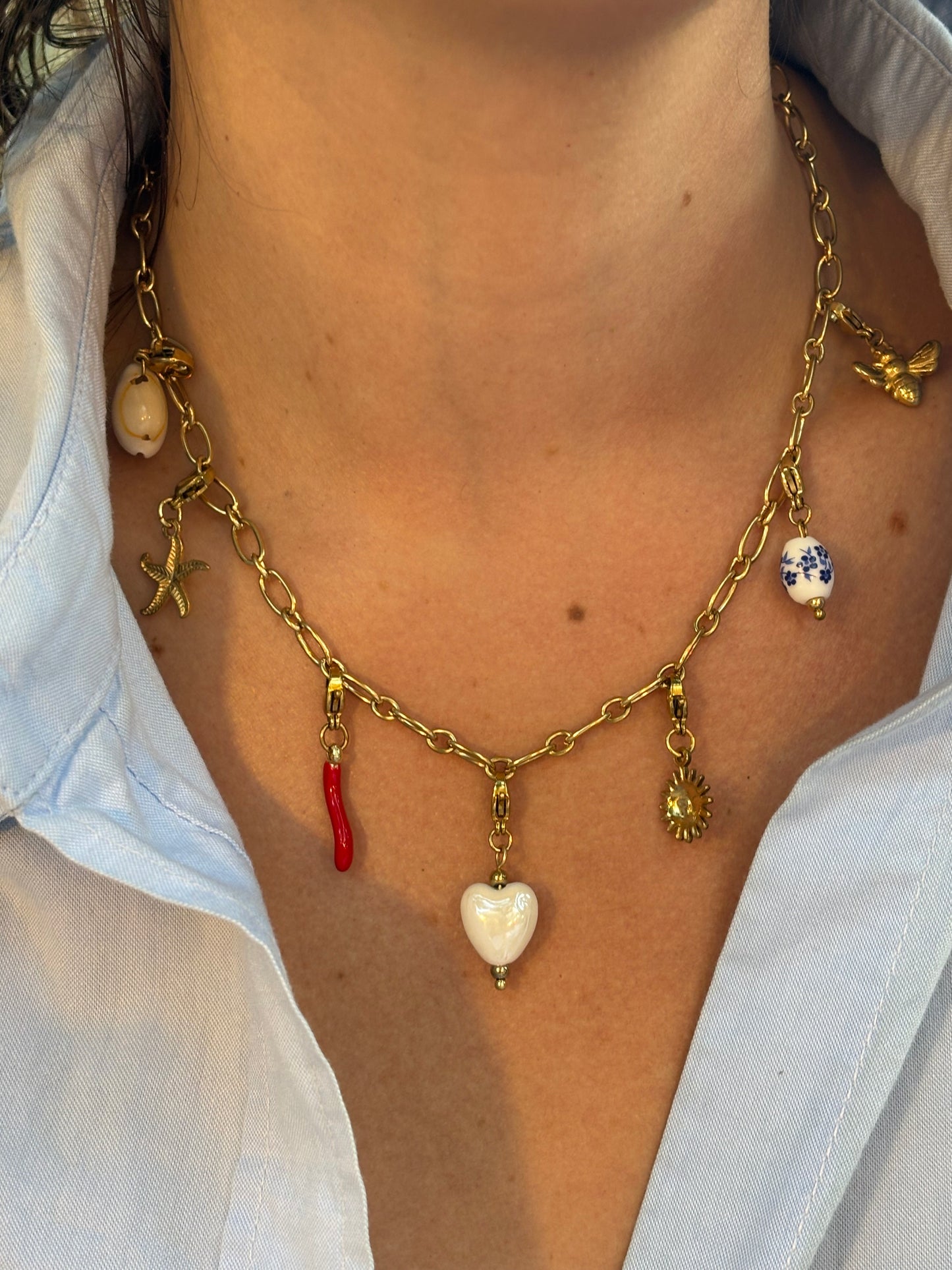 Charms coeur plein