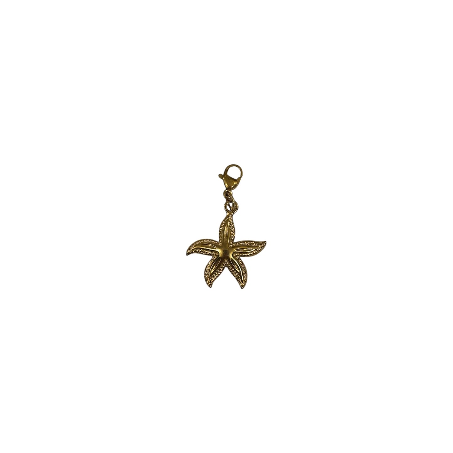 Charms étoile de mer doré
