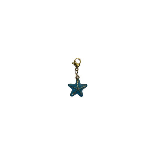 Charms petite étoile de mer coloré et doré
