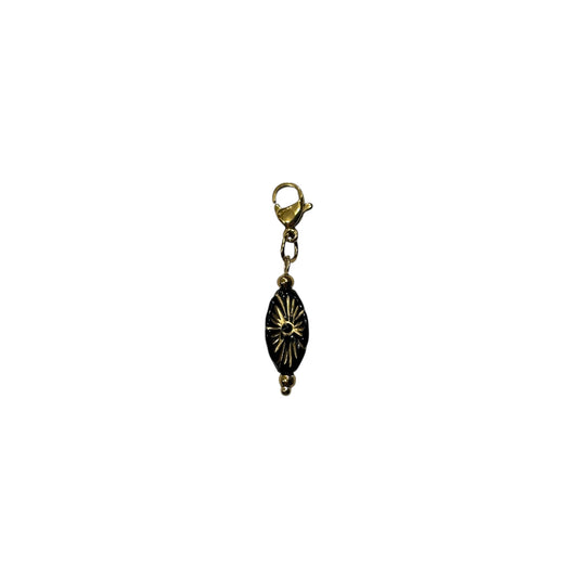 Charms perle noir solaire