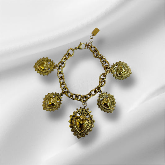 Bracelet coeur sacré