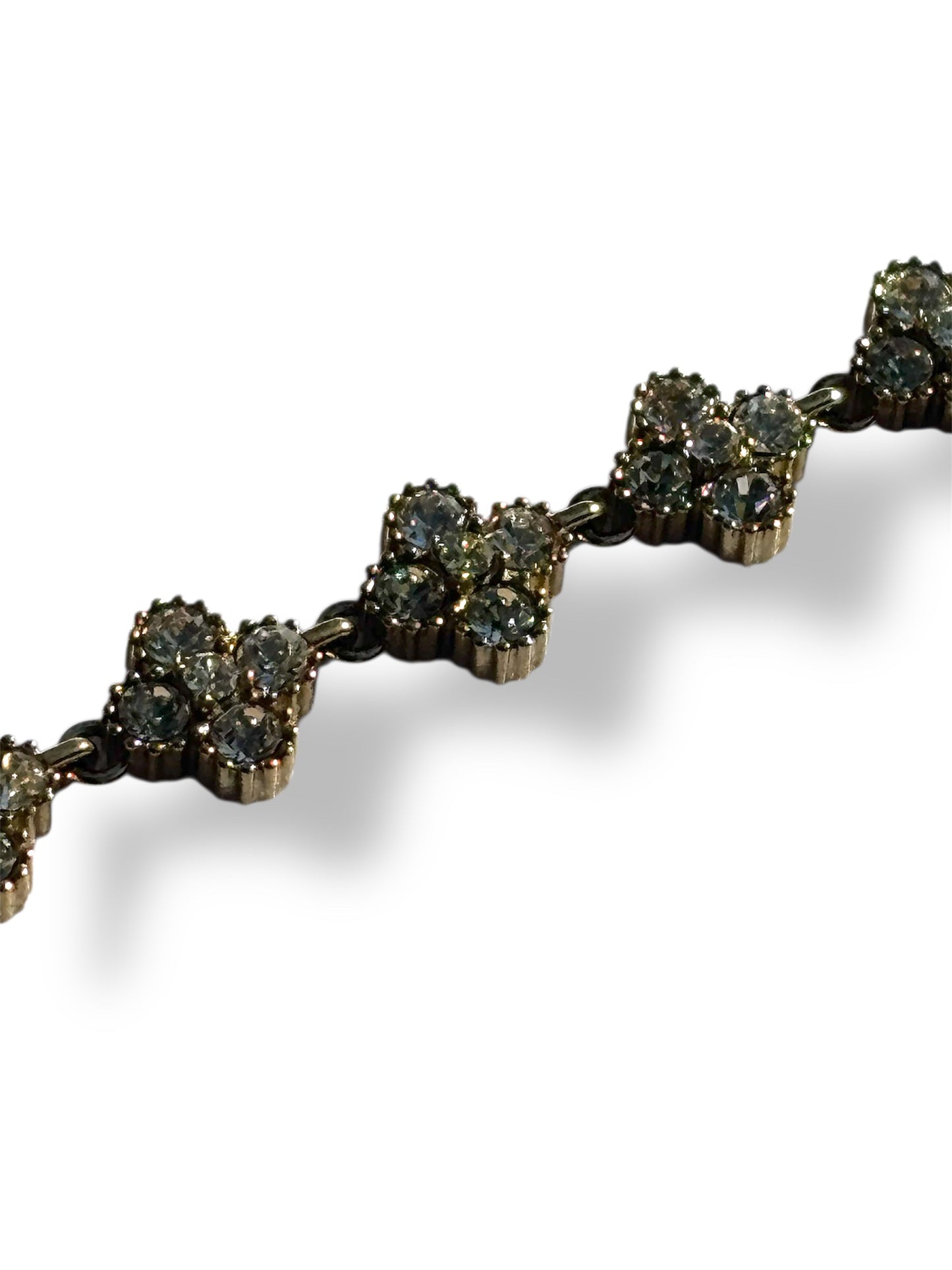 Bracelet strass doré acier inoxydable